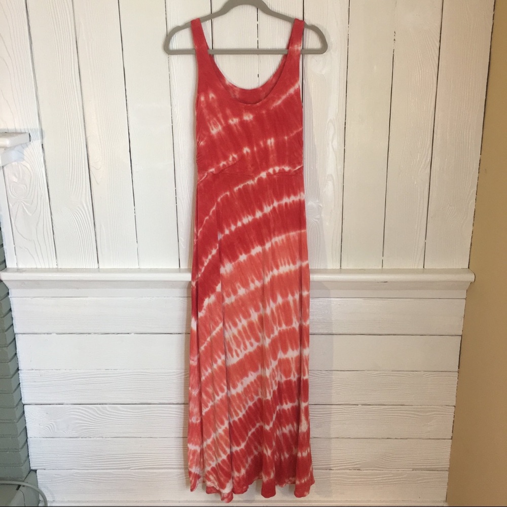 Tie dye maxi dress